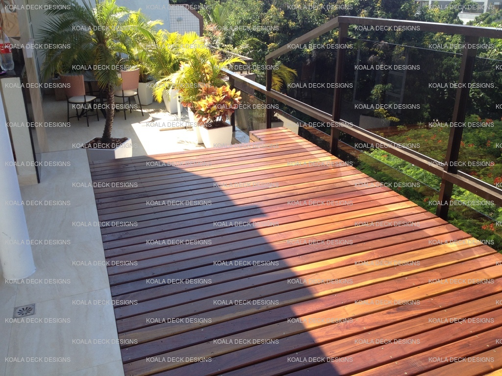 Deck para lazer.