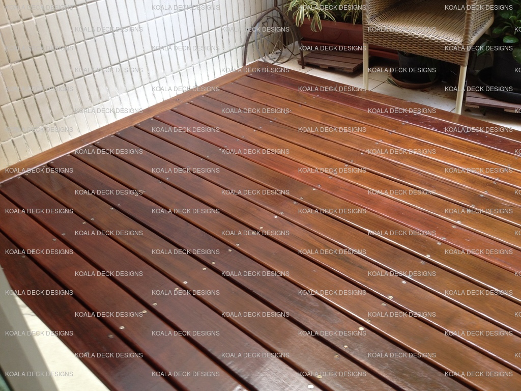 Deck de terraco.